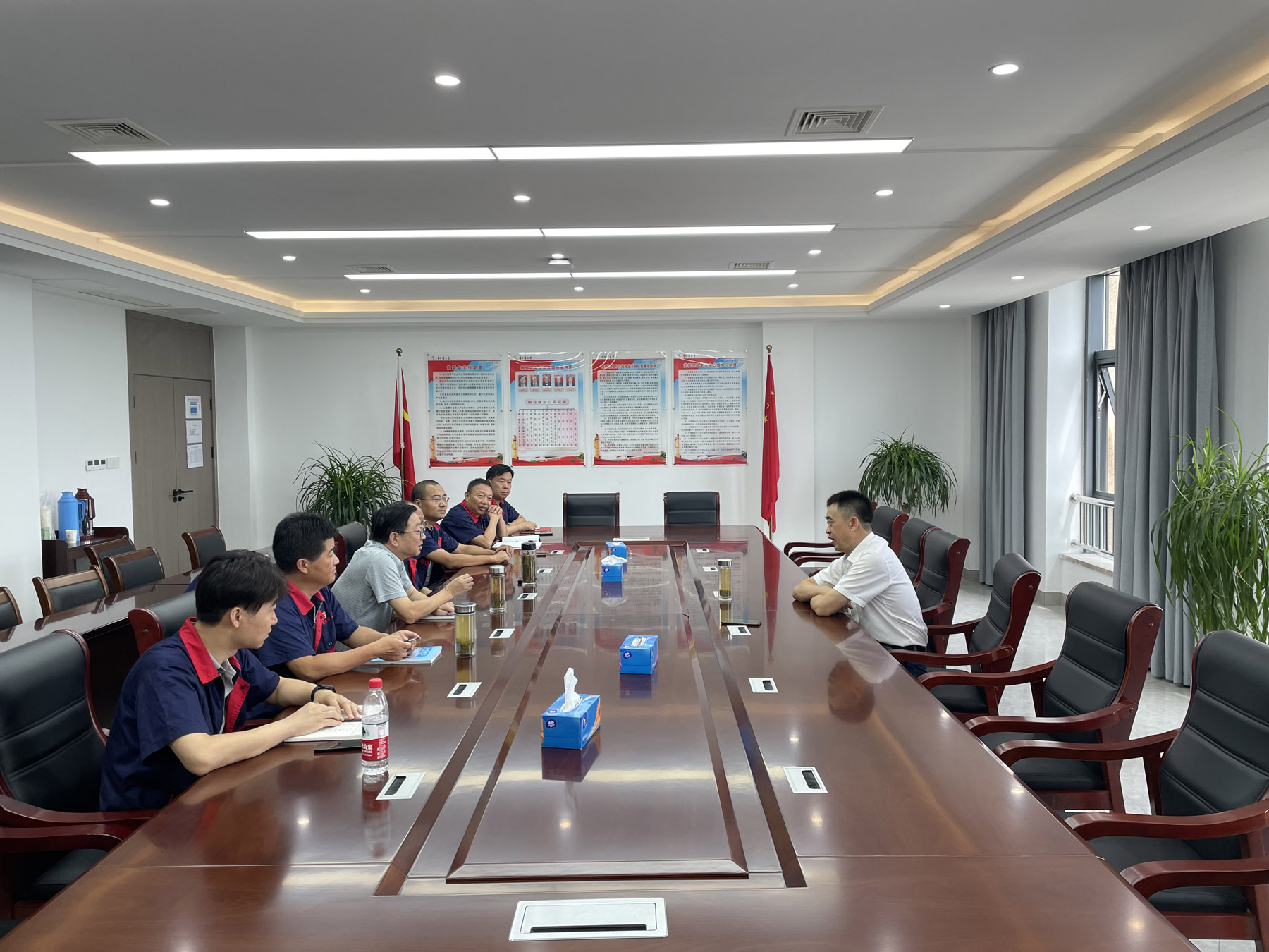 集團(tuán)公司黨委委員、總工程師周俊到公司調(diào)研 